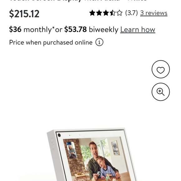 Facebook Portal Video Calling 10inch screen White - Picture 3 of 4